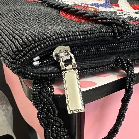 Betty Boop Black Clutch with Red Heart Design - Picture 9 of 10